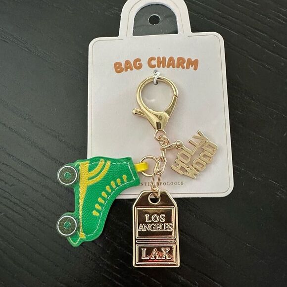 Anthropologie City Bag charm and keychain. - Picture 3 of 4